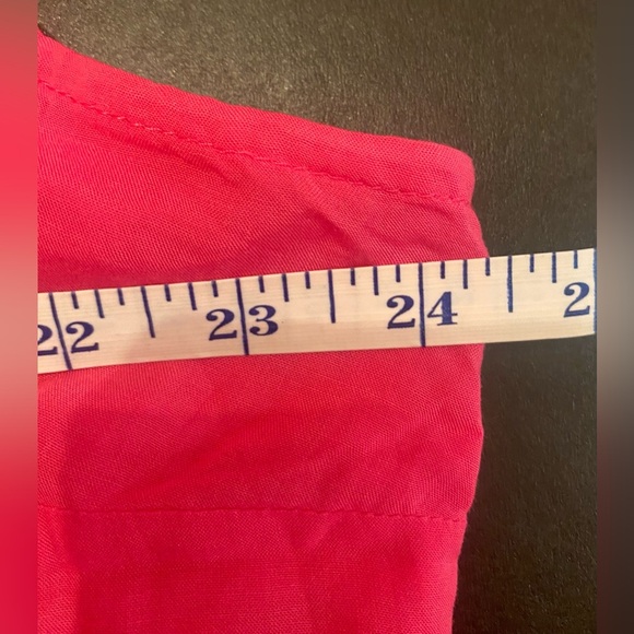 Torrid Woman’s Pink Rayon Tank Top Drawstring on waist Size 1 - Picture 6 of 8